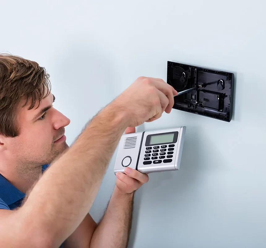 Safety alarm install